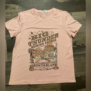 Pink Big Thunder Mountain Railroad Disney Inspired T-Shirt